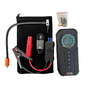 Au mai rămas puține bucăți | CARMAX STARTER AUTO PORTABIL CU COMPRESOR 6000MAH