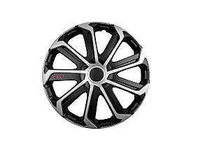 Comandă azi - Set capace roți Evo Black&Silver 14" - Carmax