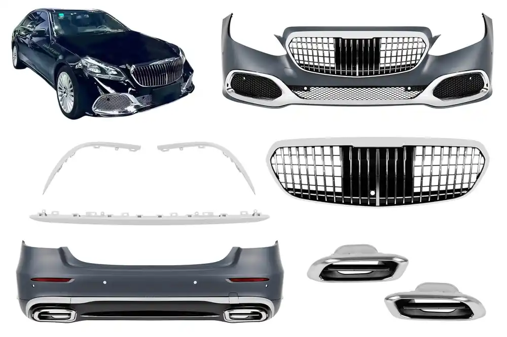 Produs nou - Pachet exterior compatibil cu Mercedes W212 sedan 2014-2016 conversie la W223