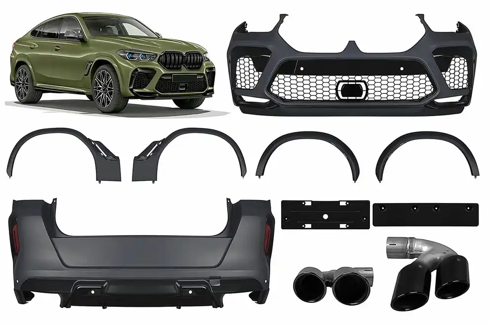 Preț special | Pachet Exterior Complet compatibil cu BMW X6 G06 (2018-2022) X6M Design