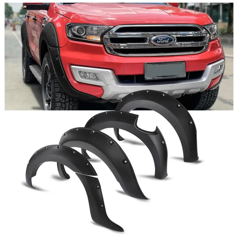 Aparatori aripa overfender Ford Ranger T7 Double Cab 4 portiere 2016-2019 - Plată securizată