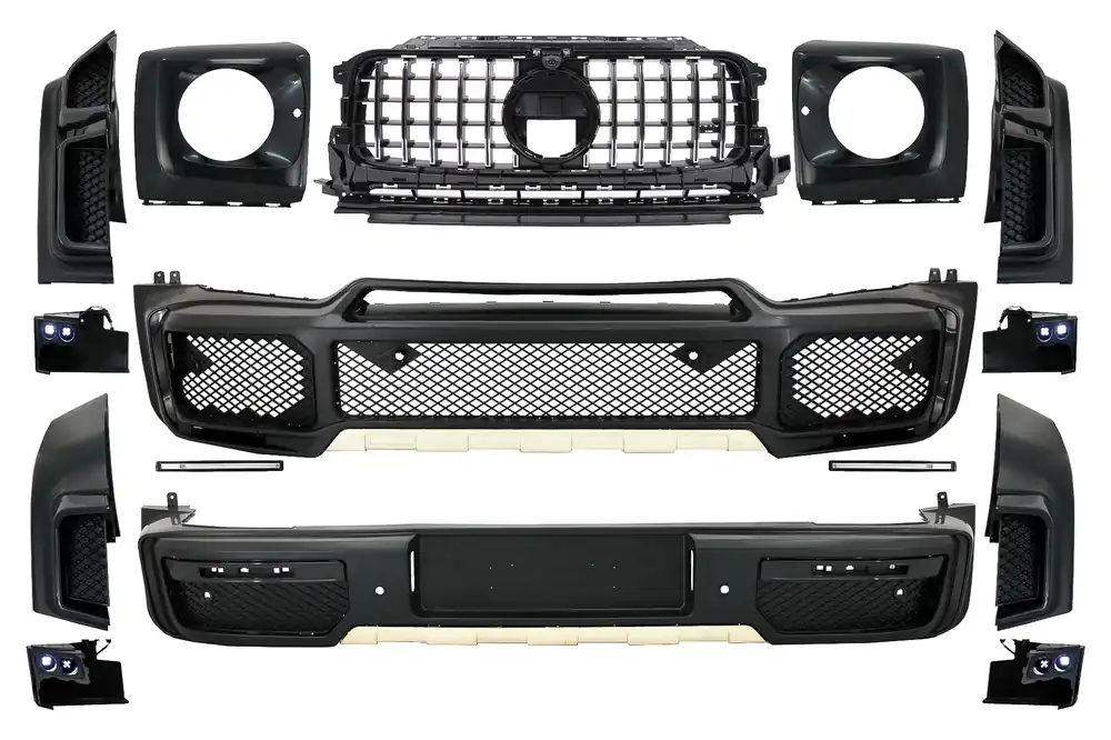 Pachet Exterior Complet compatibil cu Mercedes G-Class W463 (2018-Up) B-Design | Grăbește-te