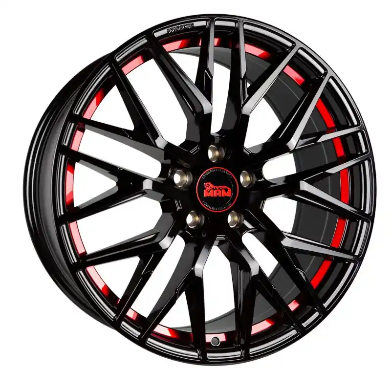 Preț redus | MAM Felgen RS4 18, 8, 5, 120, 35, 72.6, BLACK PAINTED RED INSIDE,