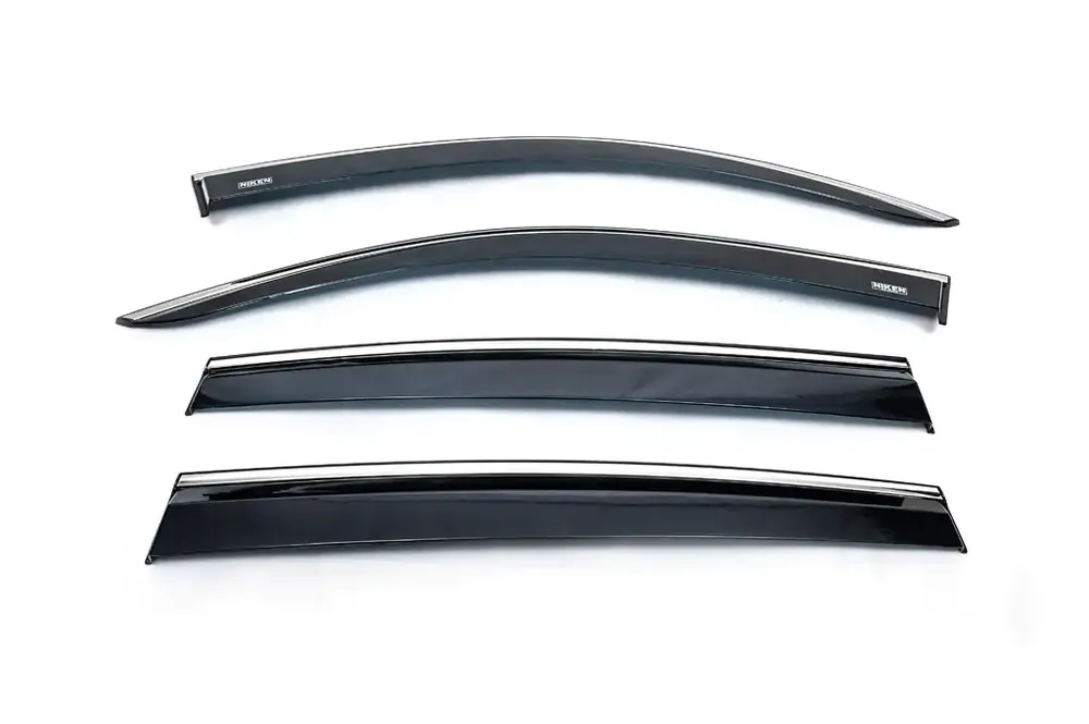 Volkswagen Tiguan 2016-2023 Deflectoare geamuri cu ornament cromat (4 buc, Niken) | Bestseller