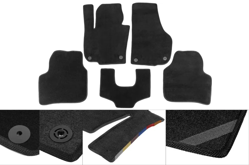 Acum disponibil | Kia Ceed 2012-2018 Covorase textile Premium (negre)