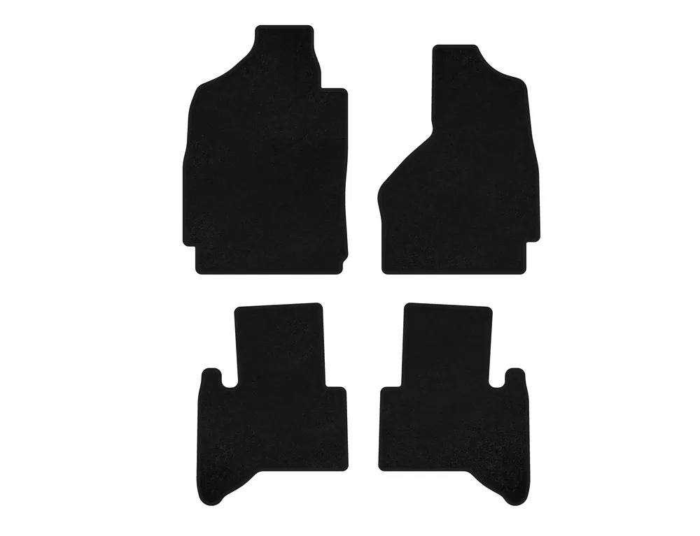 Acum disponibil - Dodge RAM (DR/DH/D1/DC/DM) 2002–2009 Covorase textile Classic (2002-2009, Negru)