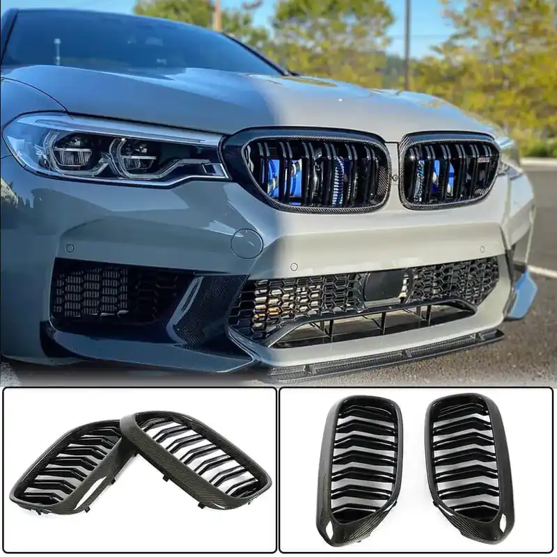 Gata de expediere - BMW Seria 5 G30/G31 2017–2023 Grile M-Look V1 (2017-2020, Carbon)