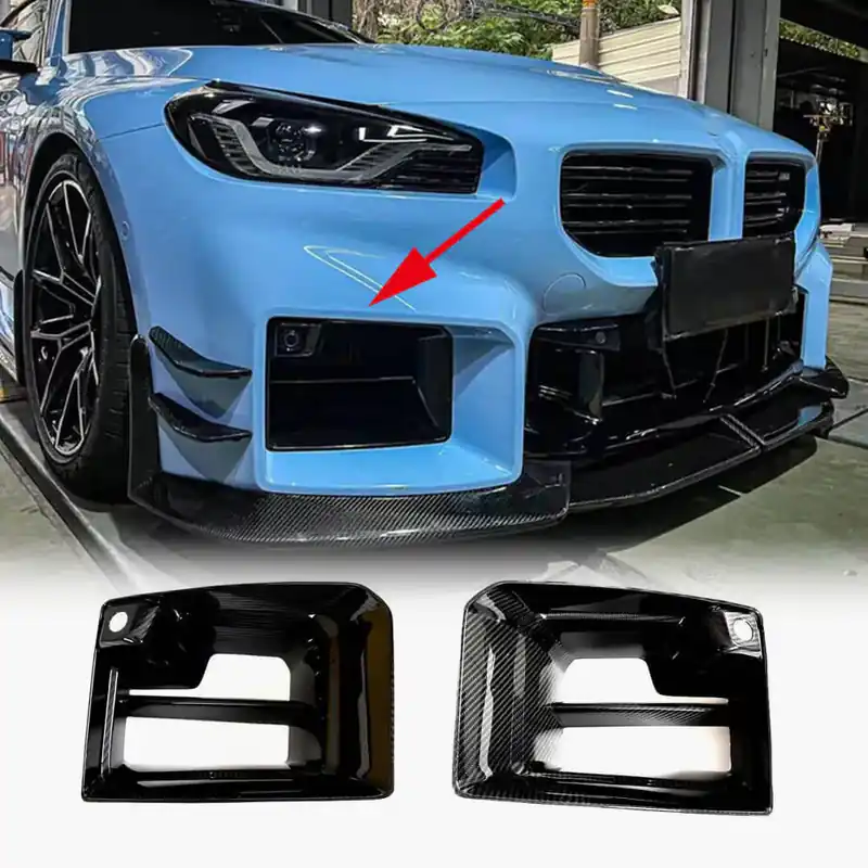 Preț atractiv - BMW 2 Series G42 2021- Capace prize aer bara fata (pentru G87, Carbon)