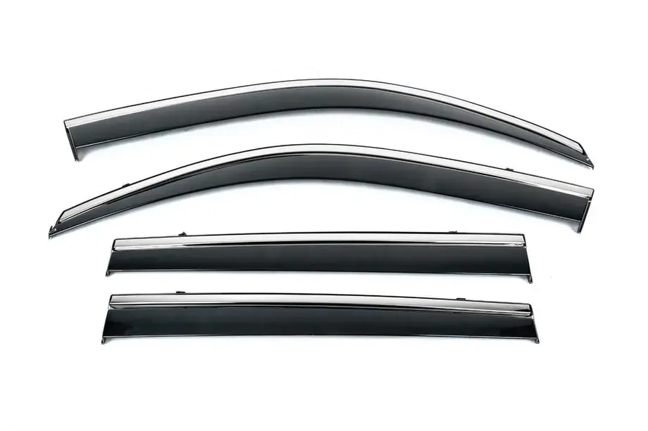 Audi Q6 2022- Deflectoare geamuri cu ornament cromat Niken Luxury (4 buc) | Profită acum