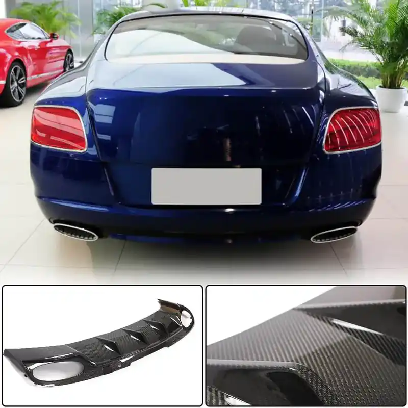 Ultima lansare - Bentley Continental GT 2011-2018 Difuzor Bara Spate (Carbon)