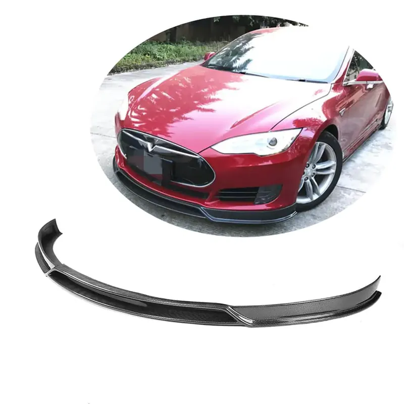 Noutate în ofertă - Tesla Model S 2012– Extensie bara fata Lip V2 (2012-2016, Carbon)