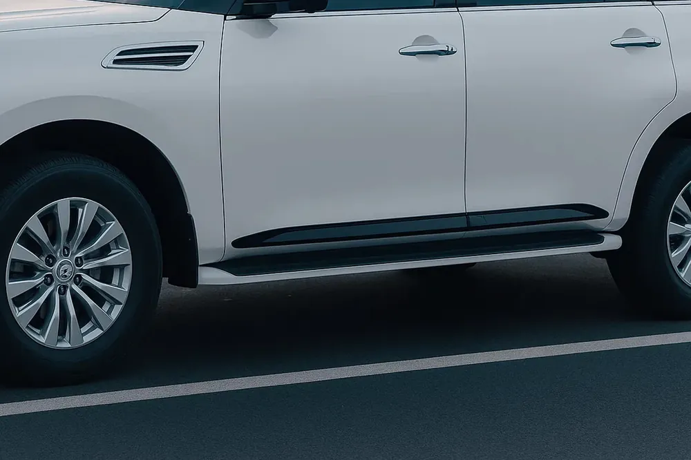 Infiniti QX80 2013-2024 Moldinguri usi (4 buc, negre) - Stoc limitat